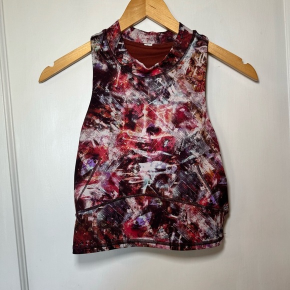 Lululemon Everlux and Mesh  Cropped Tank - Picture 3 of 5